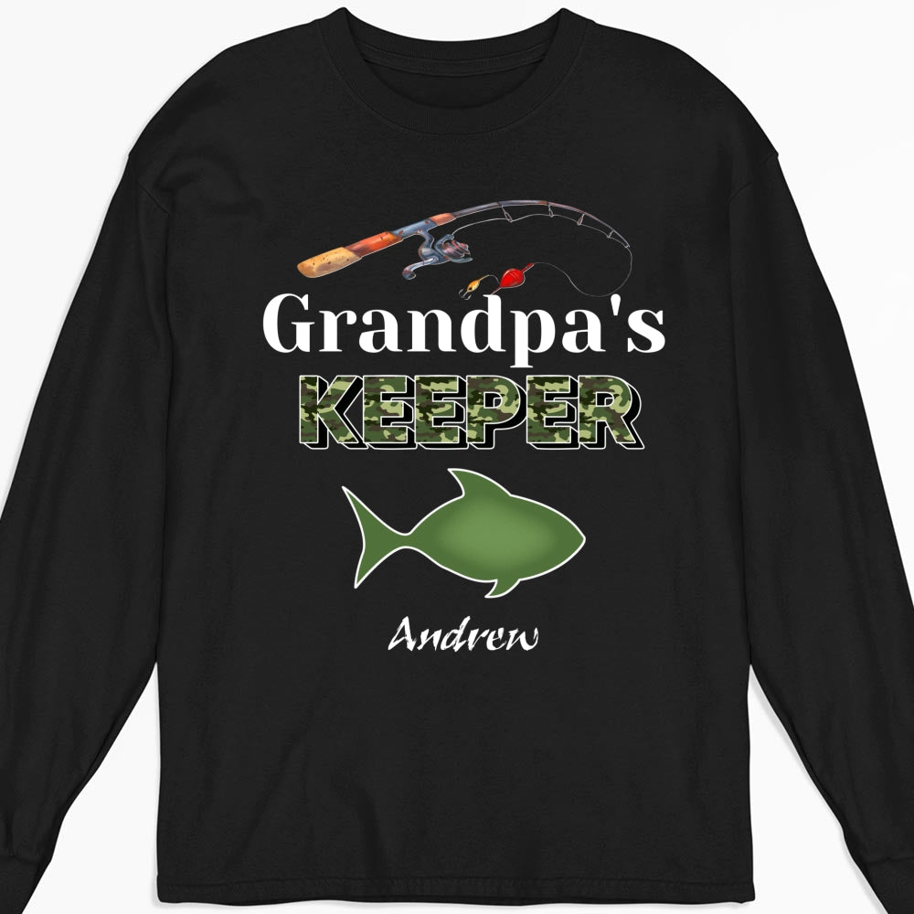 Grandpa Keepers - Personalized Custom Shirt