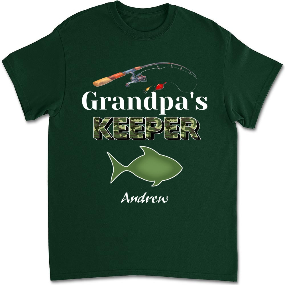 Grandpa Keepers - Personalized Custom Shirt