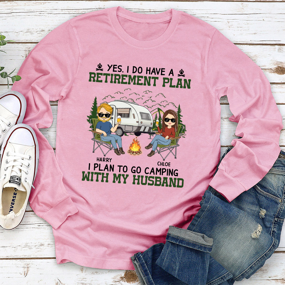 Camping With My Love - Personalized Custom Shirt