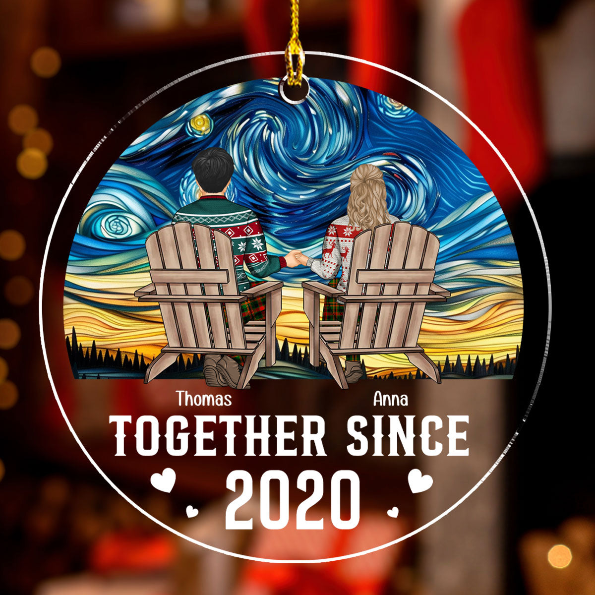 First Kiss Last Breath - Personalized Custom Acrylic Ornament