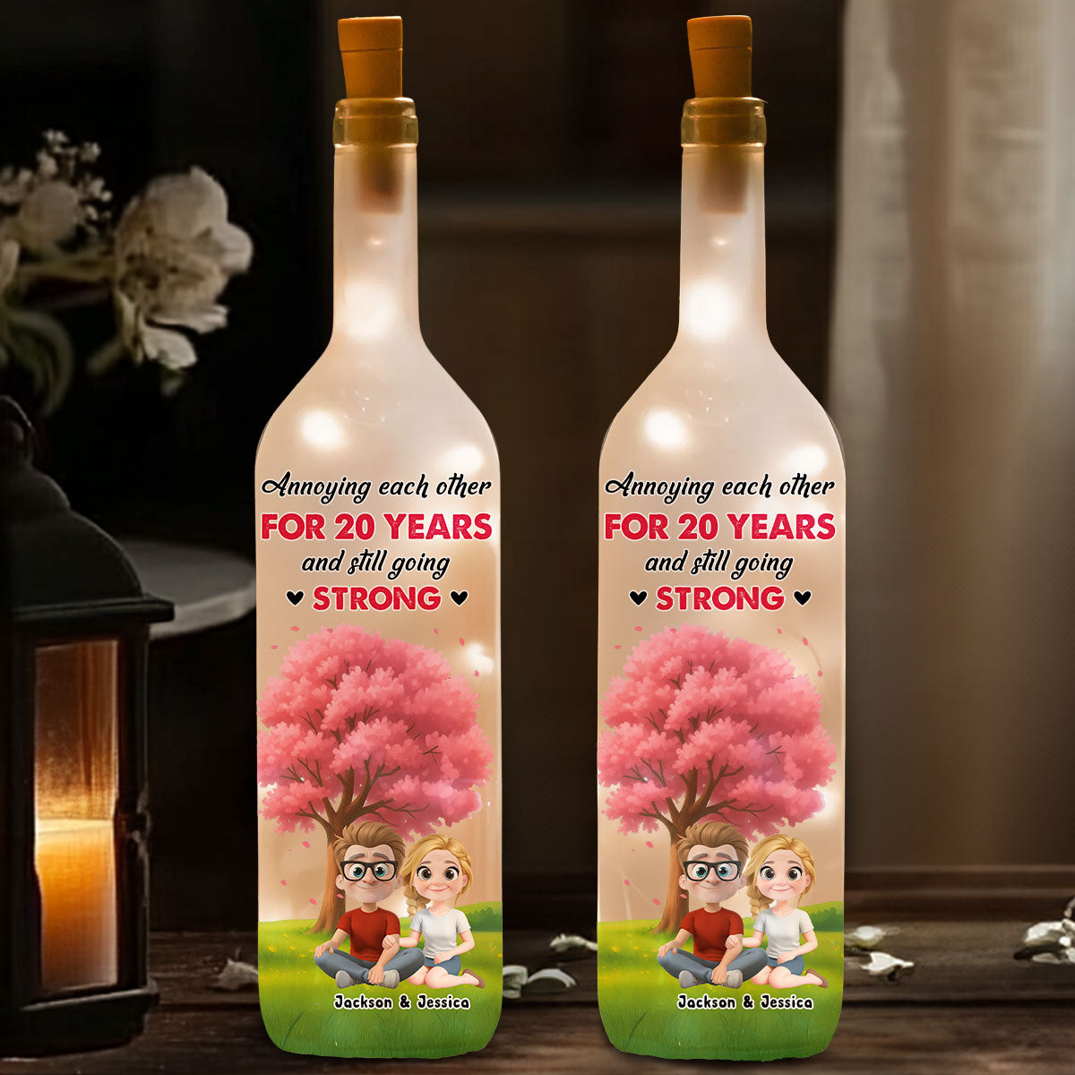 I Really Love You - Personalized Custom Bottle Lamp