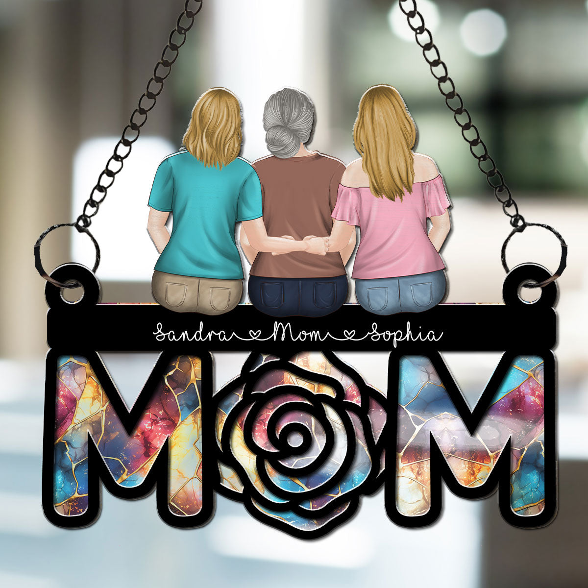 Gift For Mom  - Personalized Custom Suncatcher