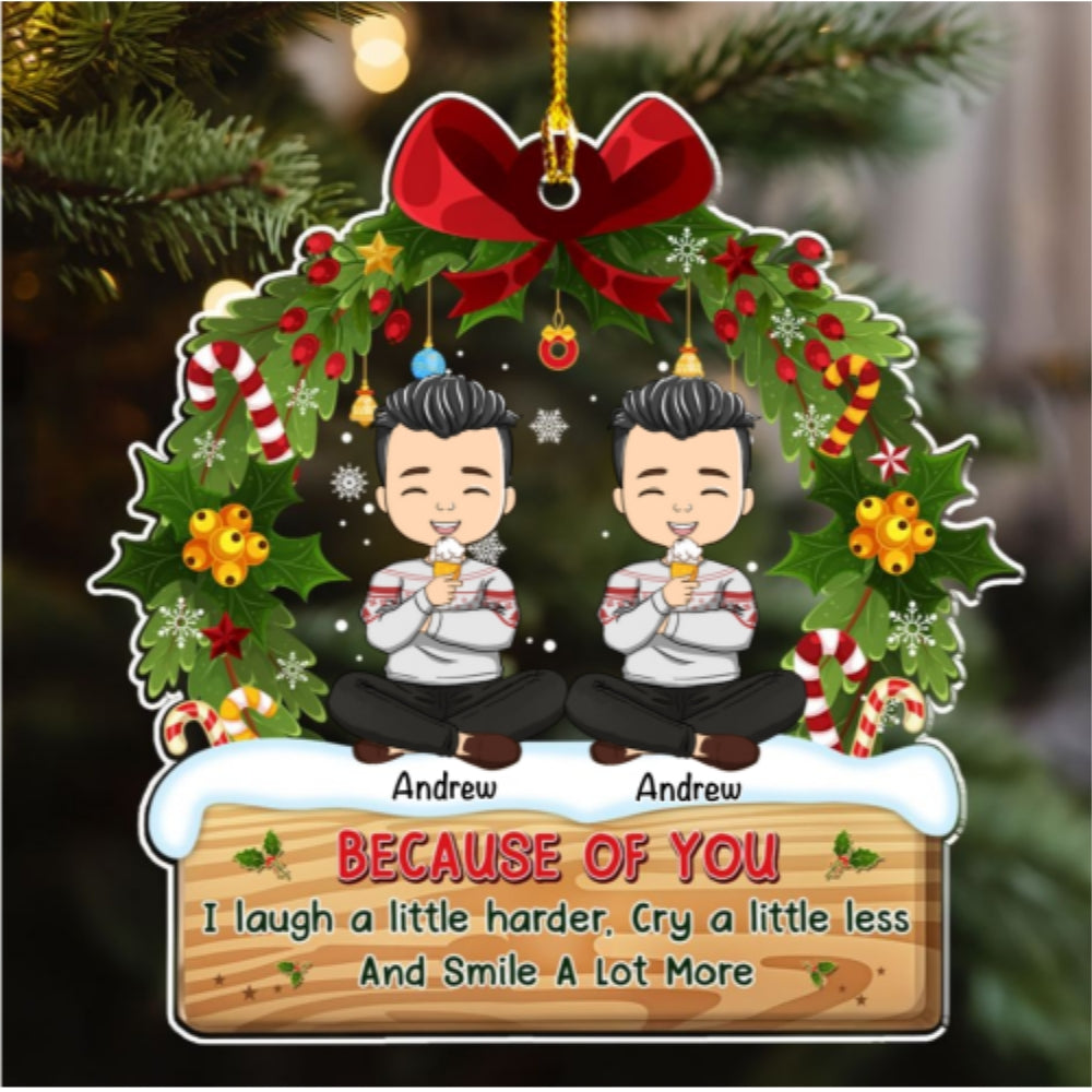 My 1st Christmas In My Forever Home - Personalized Custom Acrylic Ornament