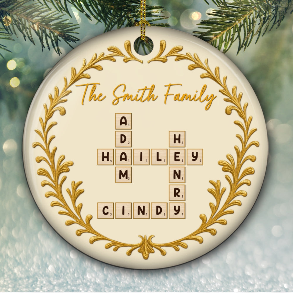 The Family - Personalized Custom Ceramic Ornament