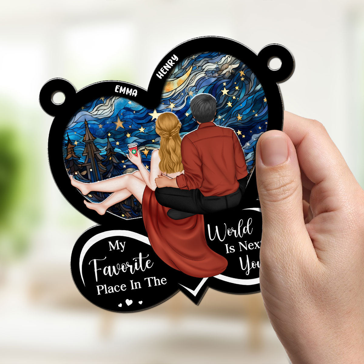 My Favorite Place - Personalized Custom Suncatcher