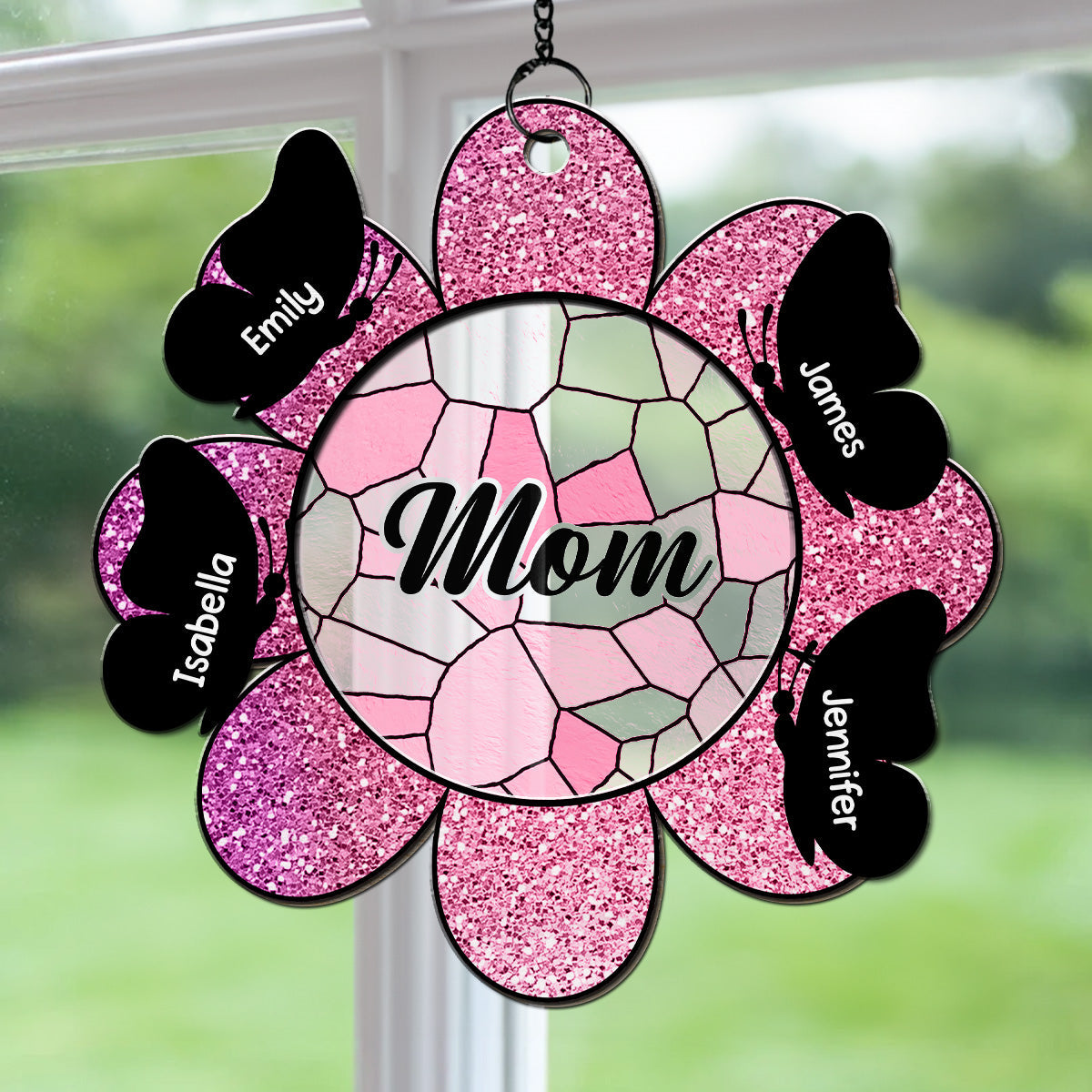 Butterfly Grandma - Personalized Custom Suncatcher
