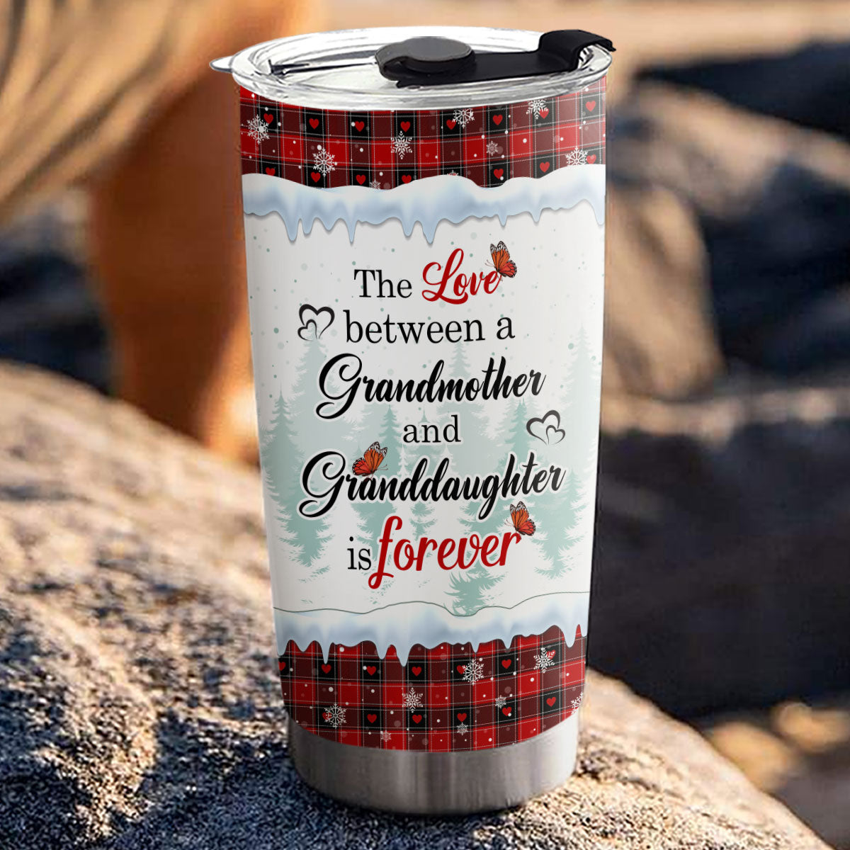 Grandma And Granddaughter - Personalized Custom Tumbler