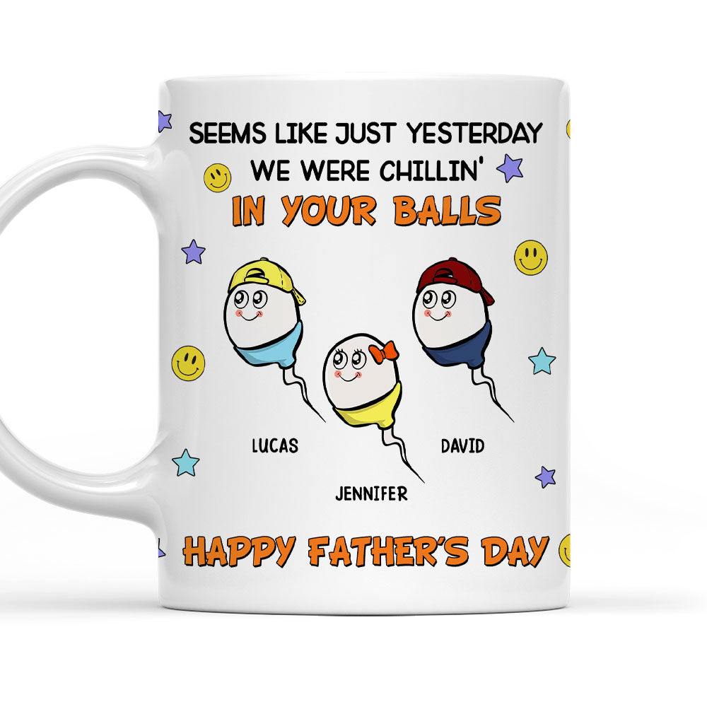 We Were Chilling - Personalized Custom Coffee Mug