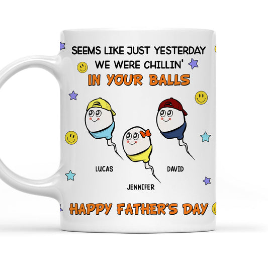 We Were Chilling - Personalized Custom Coffee Mug