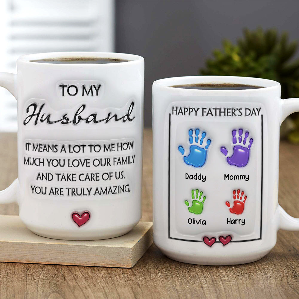 Thanks For Take Care Of Us - Personalized Custom 3D Inflated Effect Mug