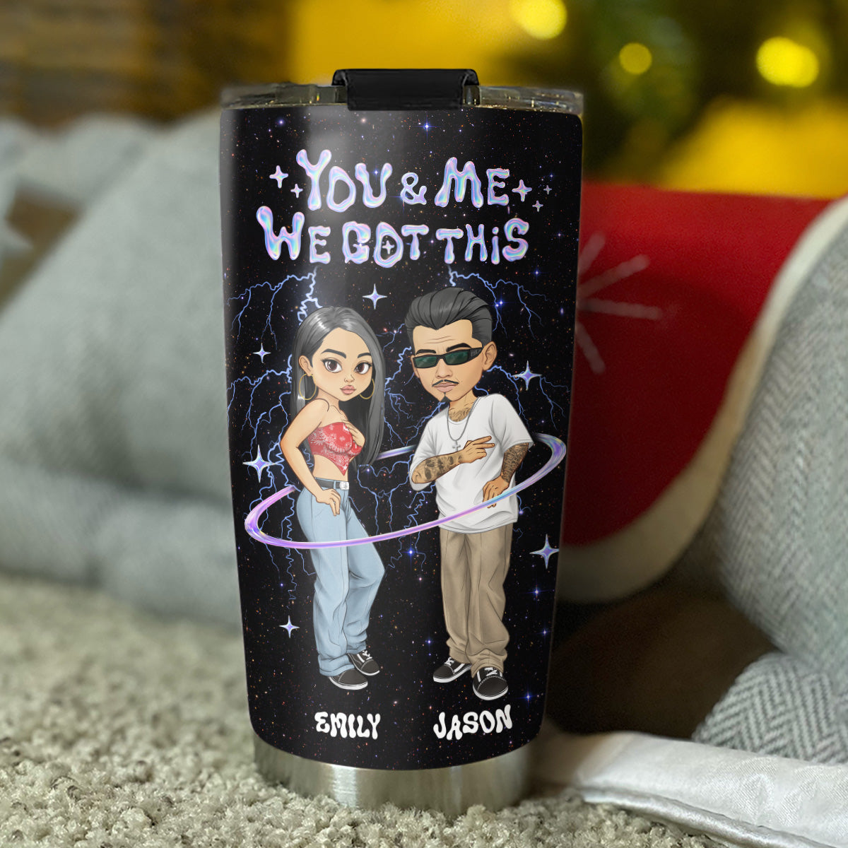 Couple Hologram - Personalized Custom Tumbler