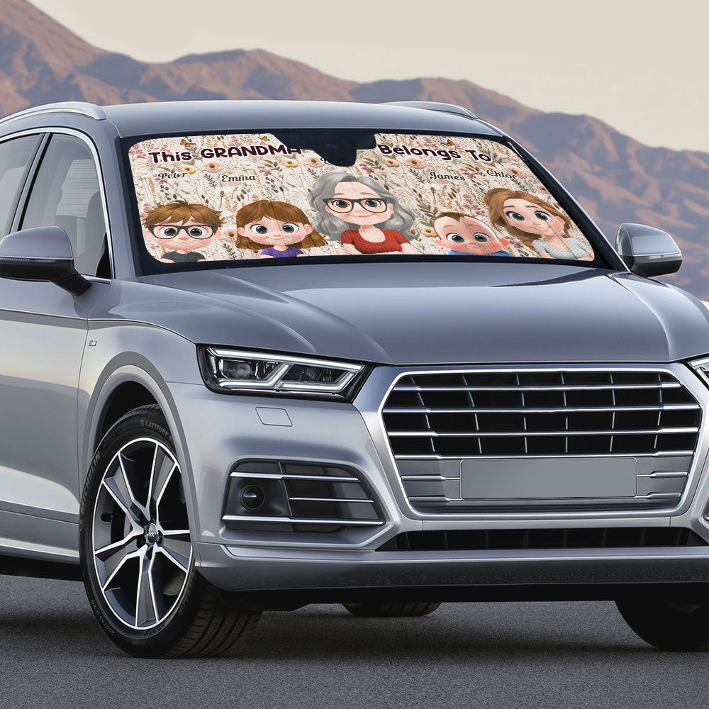 Wildflower Garden - Personalized Custom Car Sunshade