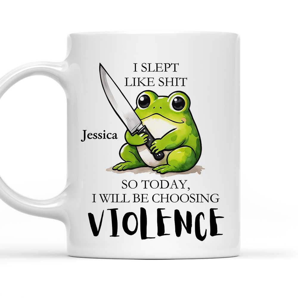 Looks Like Chaos Is On The Menu Today - Personalized Custom Coffee Mug