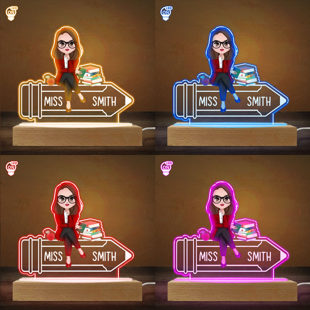 Teaching Is My Jam - Personalized Custom LED Light