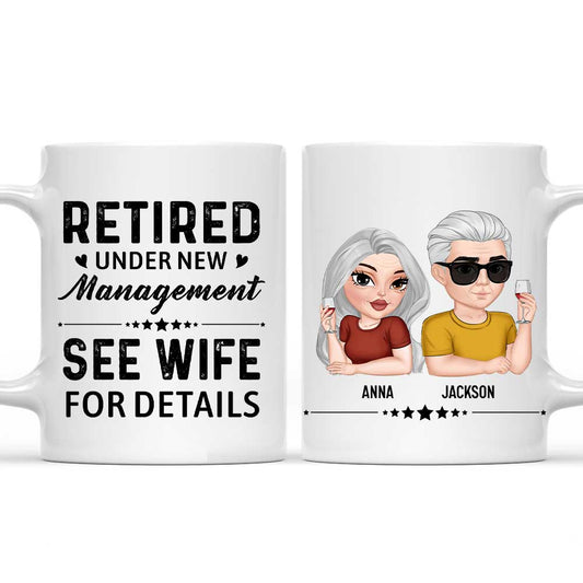Under New Management - Personalized Custom Coffee Mug