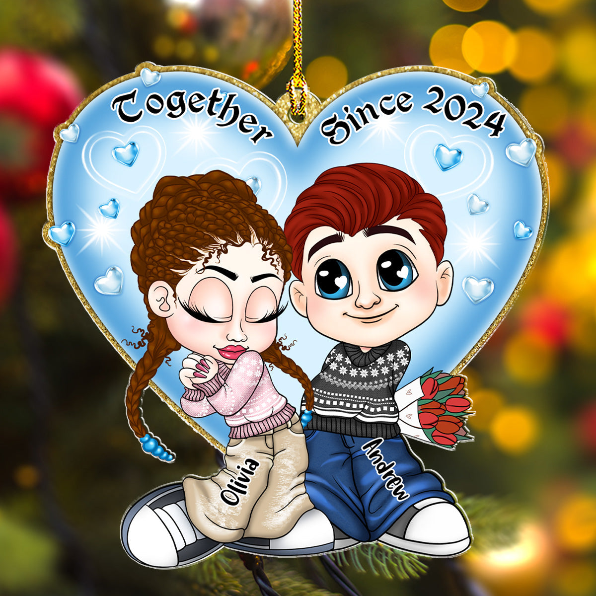 Always Love You - Personalized Custom Acrylic Ornament