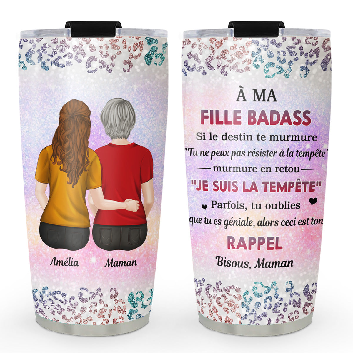 Gobelet Personnalisé - De Maman à Fille Qui Déchire