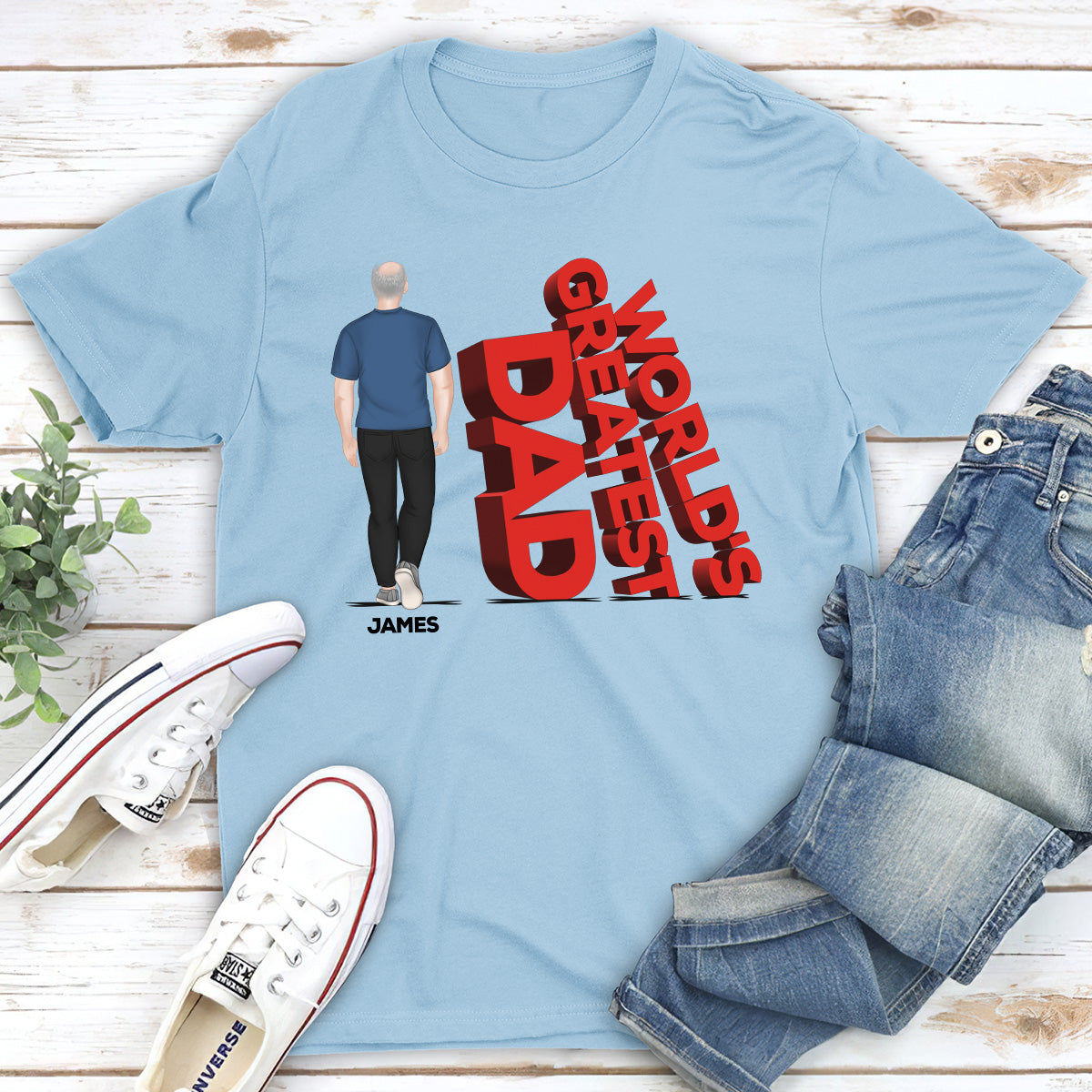 World's Greatest Dad - Personalized Custom Shirt