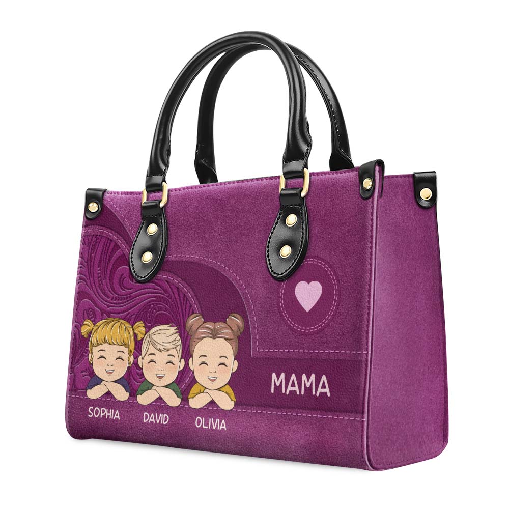Reason I love Being Grandma - Personalized Leather Bag