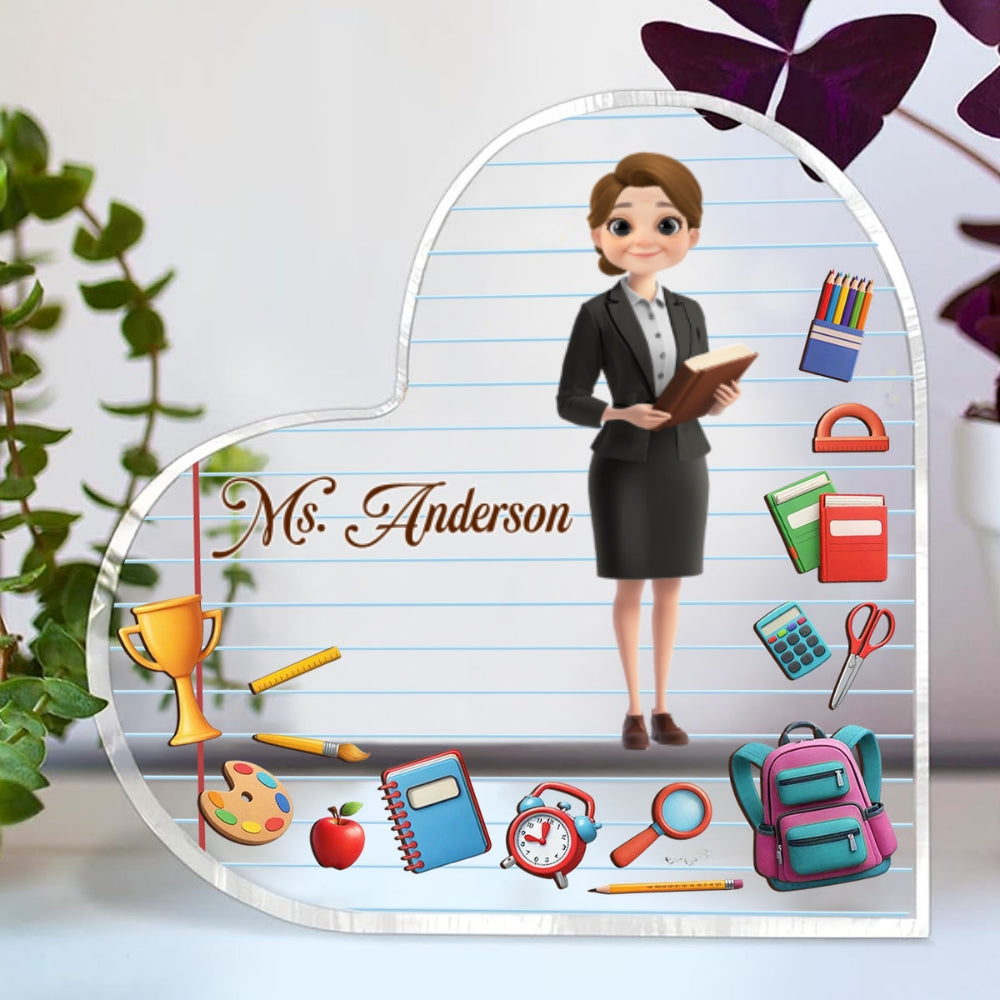 Welcome To Our Classroom - Personalized Custom Acrylic Plaque