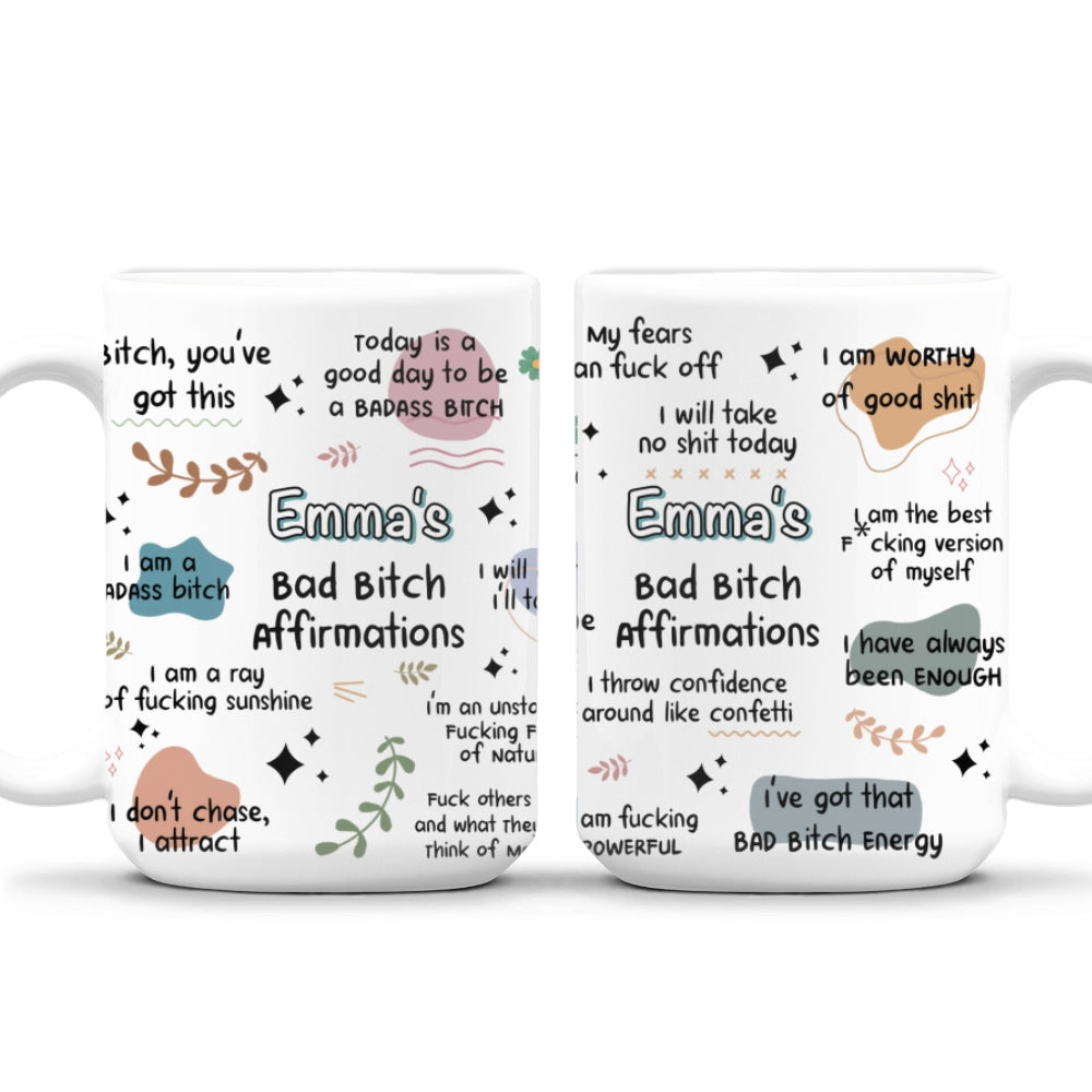 Funny Affirmations - Personalized Custom Coffee Mug