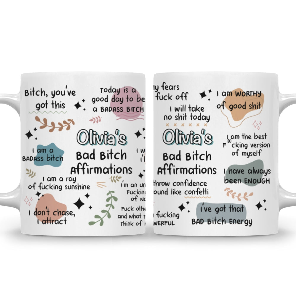 Funny Affirmations - Personalized Custom Coffee Mug