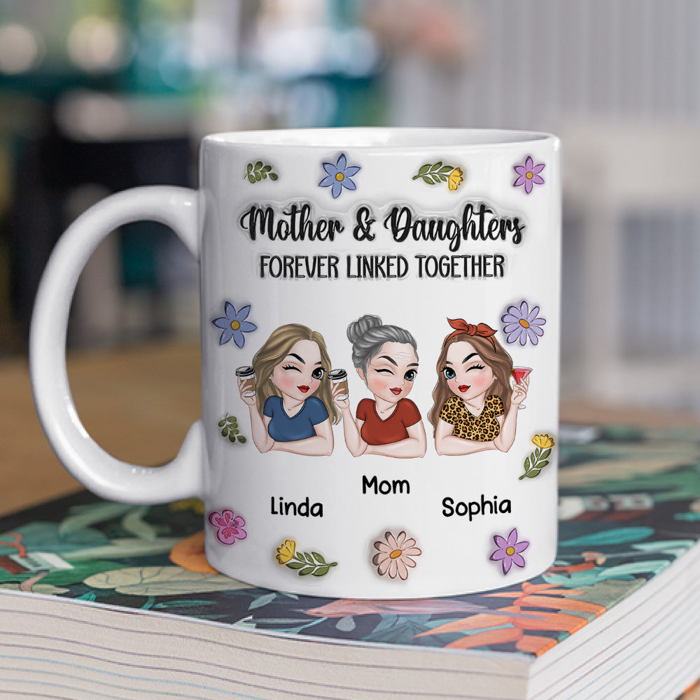 Linked Together - Personalized Custom 3D Inflated Effect Mug