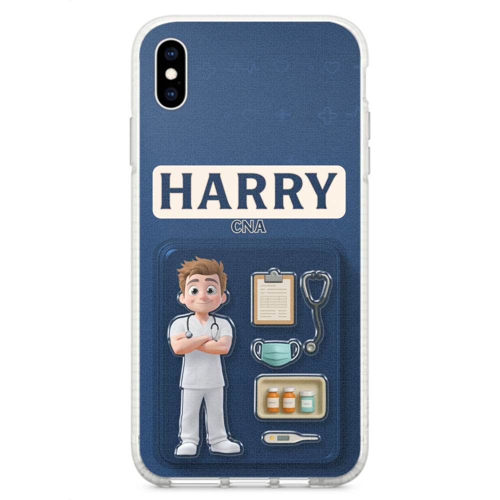 Be The Nurse You Would Want As A Patient Figure - Personalized Custom Phone Case