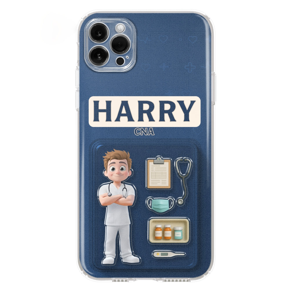 Be The Nurse You Would Want As A Patient Figure - Personalized Custom Phone Case