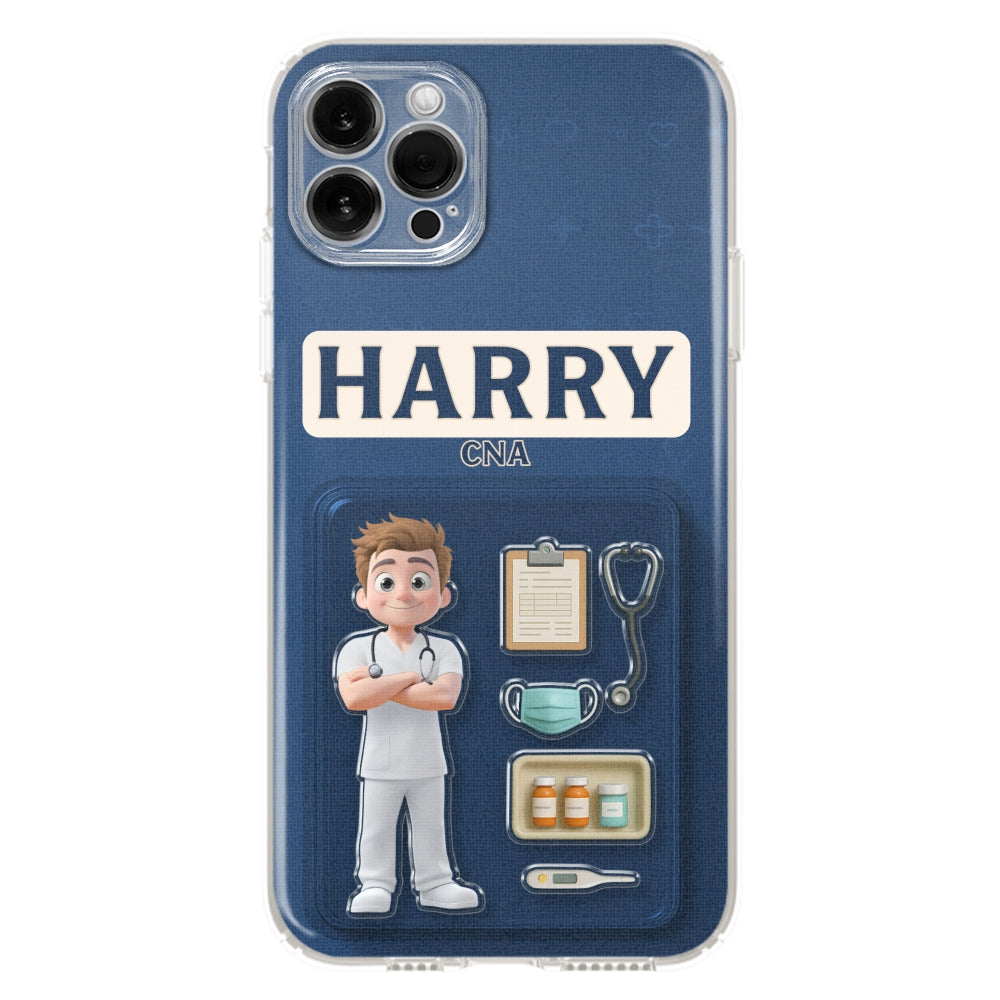 Be The Nurse You Would Want As A Patient Figure - Personalized Custom Phone Case