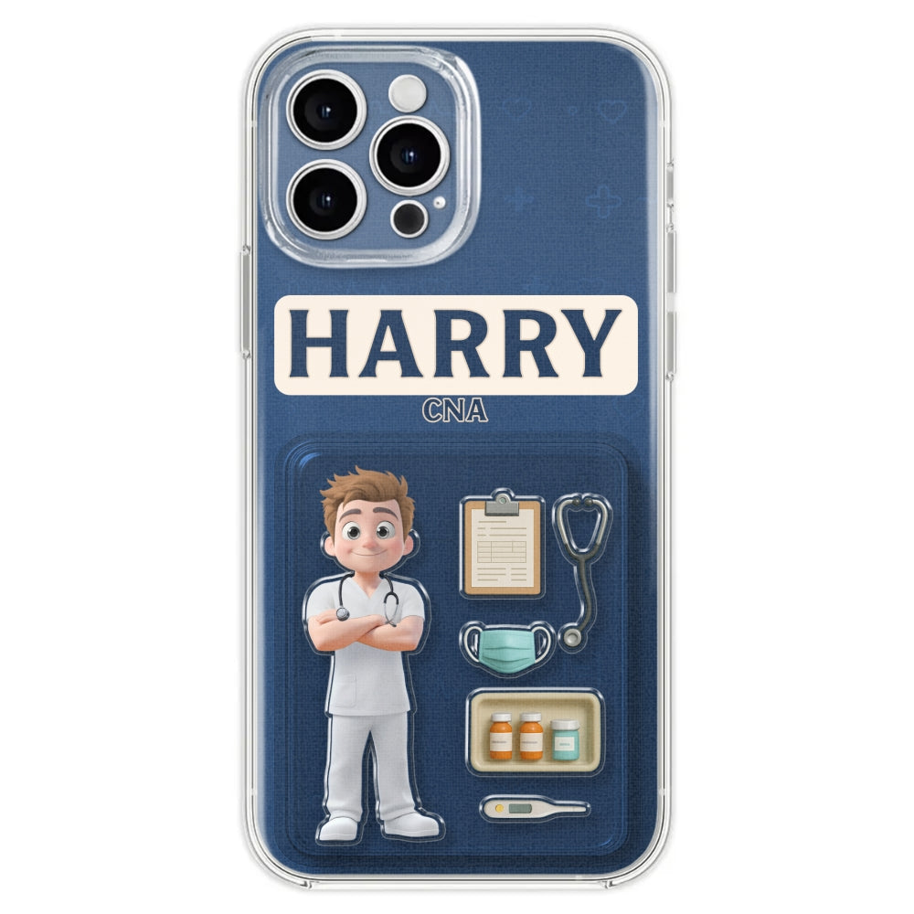 Be The Nurse You Would Want As A Patient Figure - Personalized Custom Phone Case