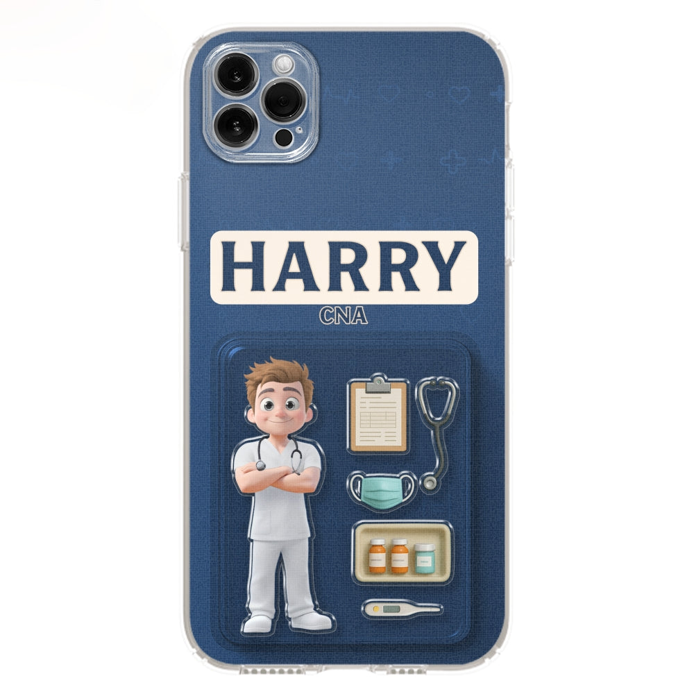 Be The Nurse You Would Want As A Patient Figure - Personalized Custom Phone Case