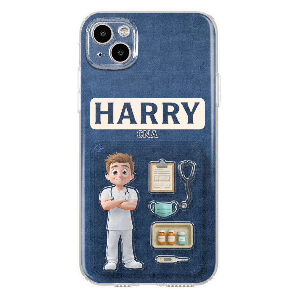 Be The Nurse You Would Want As A Patient Figure - Personalized Custom Phone Case