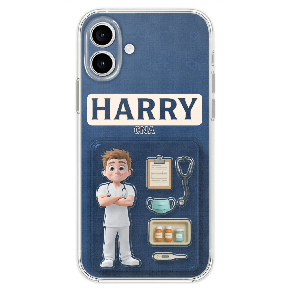 Be The Nurse You Would Want As A Patient Figure - Personalized Custom Phone Case