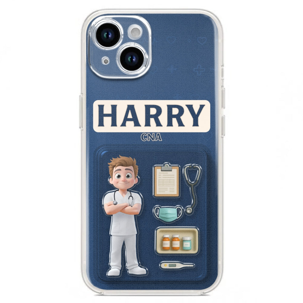 Be The Nurse You Would Want As A Patient Figure - Personalized Custom Phone Case