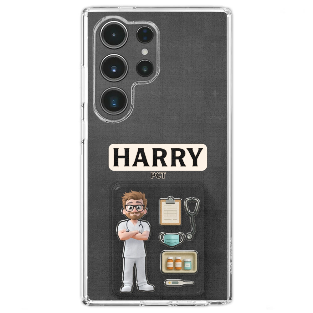 Be The Nurse You Would Want As A Patient Figure - Personalized Custom Phone Case