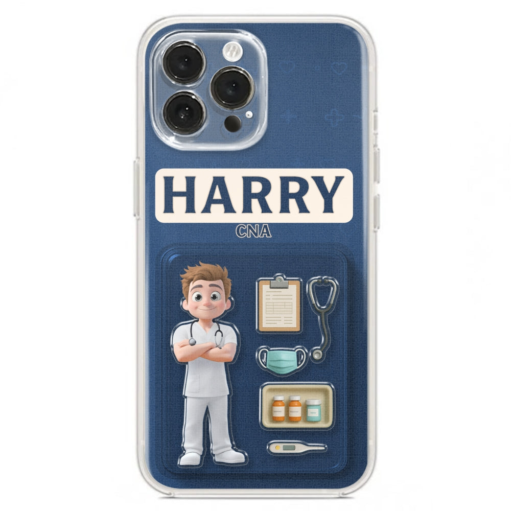 Be The Nurse You Would Want As A Patient Figure - Personalized Custom Phone Case