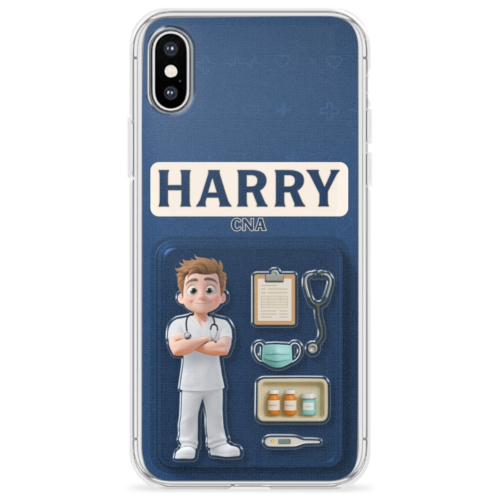 Be The Nurse You Would Want As A Patient Figure - Personalized Custom Phone Case