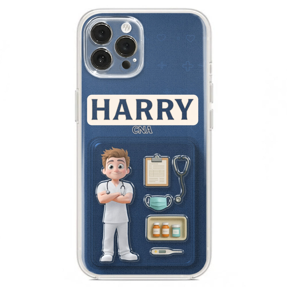 Be The Nurse You Would Want As A Patient Figure - Personalized Custom Phone Case