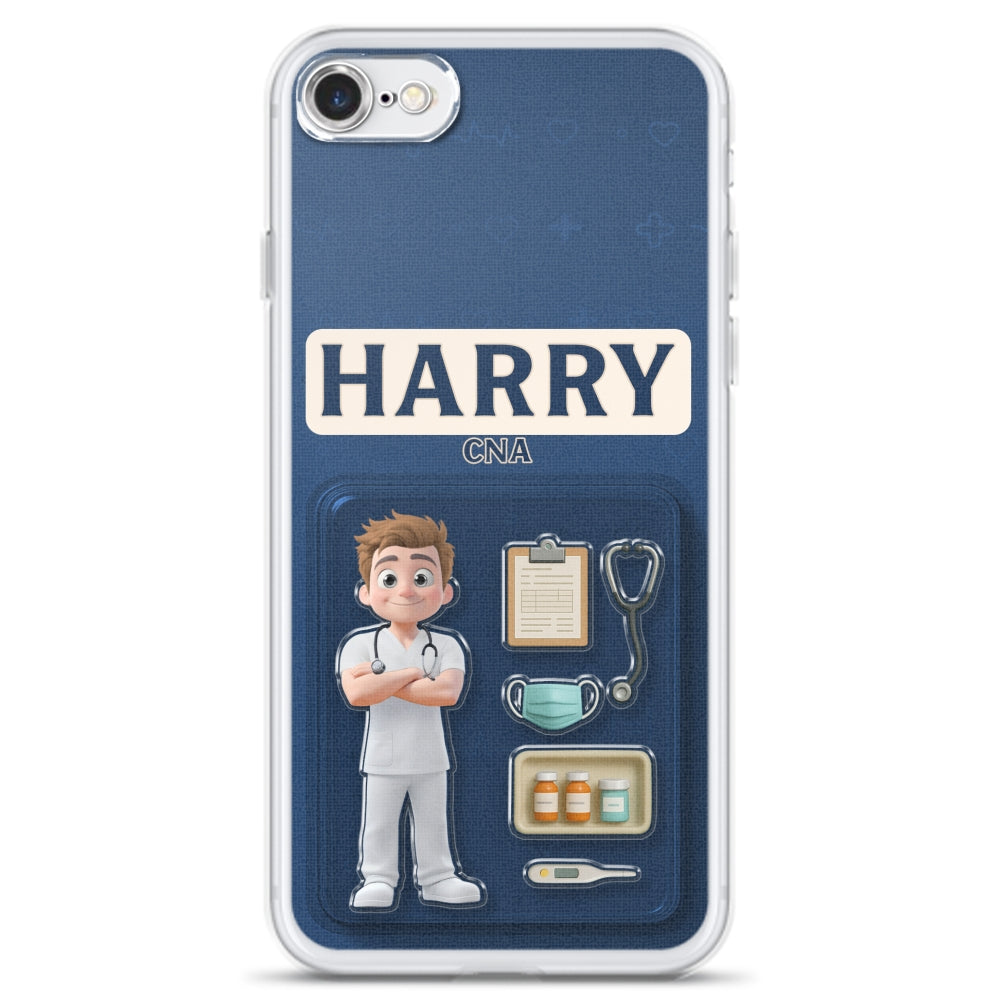 Be The Nurse You Would Want As A Patient Figure - Personalized Custom Phone Case