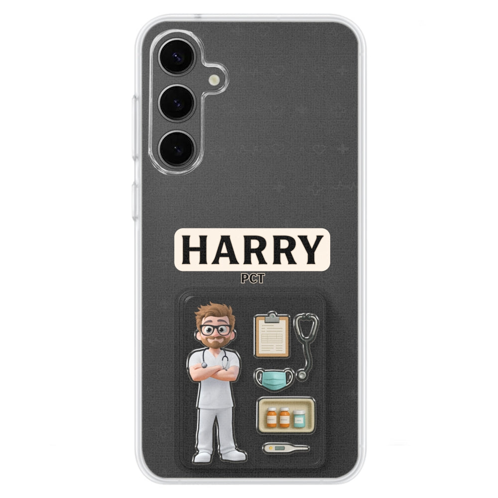 Be The Nurse You Would Want As A Patient Figure - Personalized Custom Phone Case