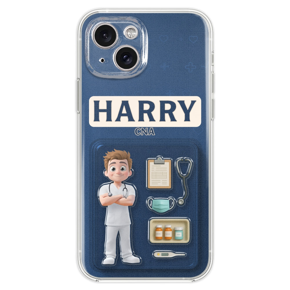 Be The Nurse You Would Want As A Patient Figure - Personalized Custom Phone Case