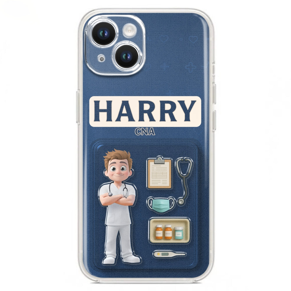 Be The Nurse You Would Want As A Patient Figure - Personalized Custom Phone Case