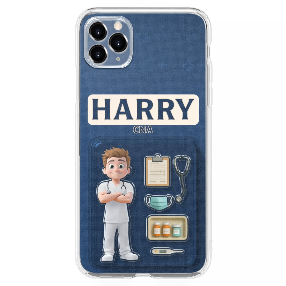 Be The Nurse You Would Want As A Patient Figure - Personalized Custom Phone Case