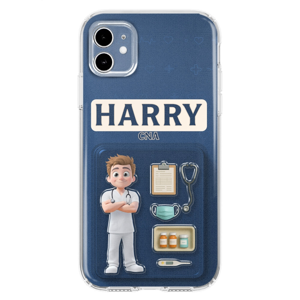 Be The Nurse You Would Want As A Patient Figure - Personalized Custom Phone Case