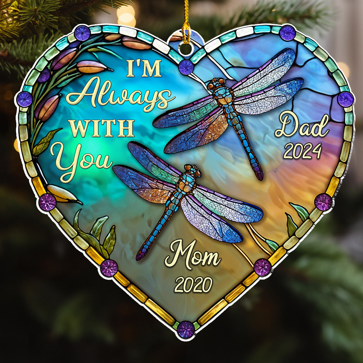 I Am Always With You Ver 2 - Personalized Custom Acrylic Ornament