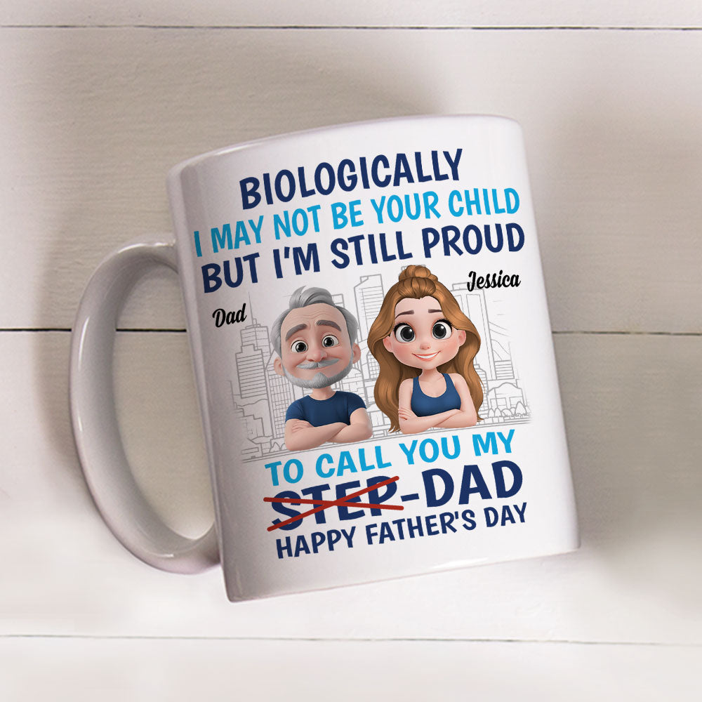 Thanks For Being My Dad - Personalized Custom Coffee Mug