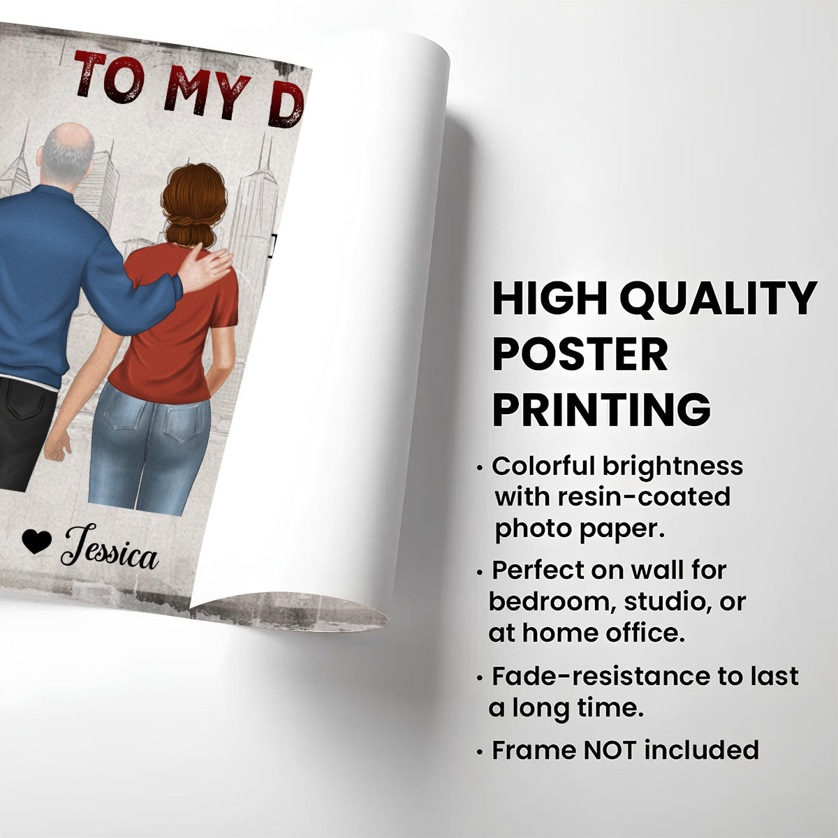 You Make Us Proud Every Day - Personalized Custom Poster