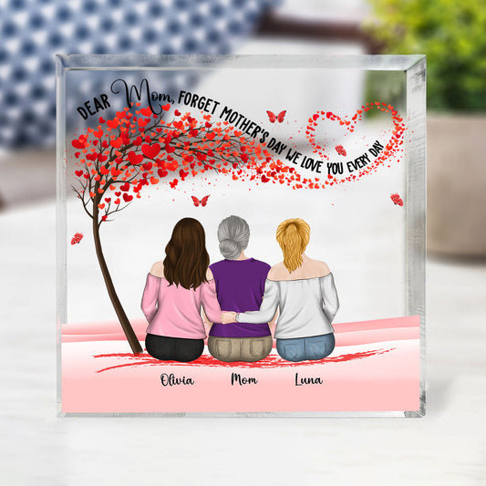 We Love You Everyday - Personalized Custom Acrylic Plaque