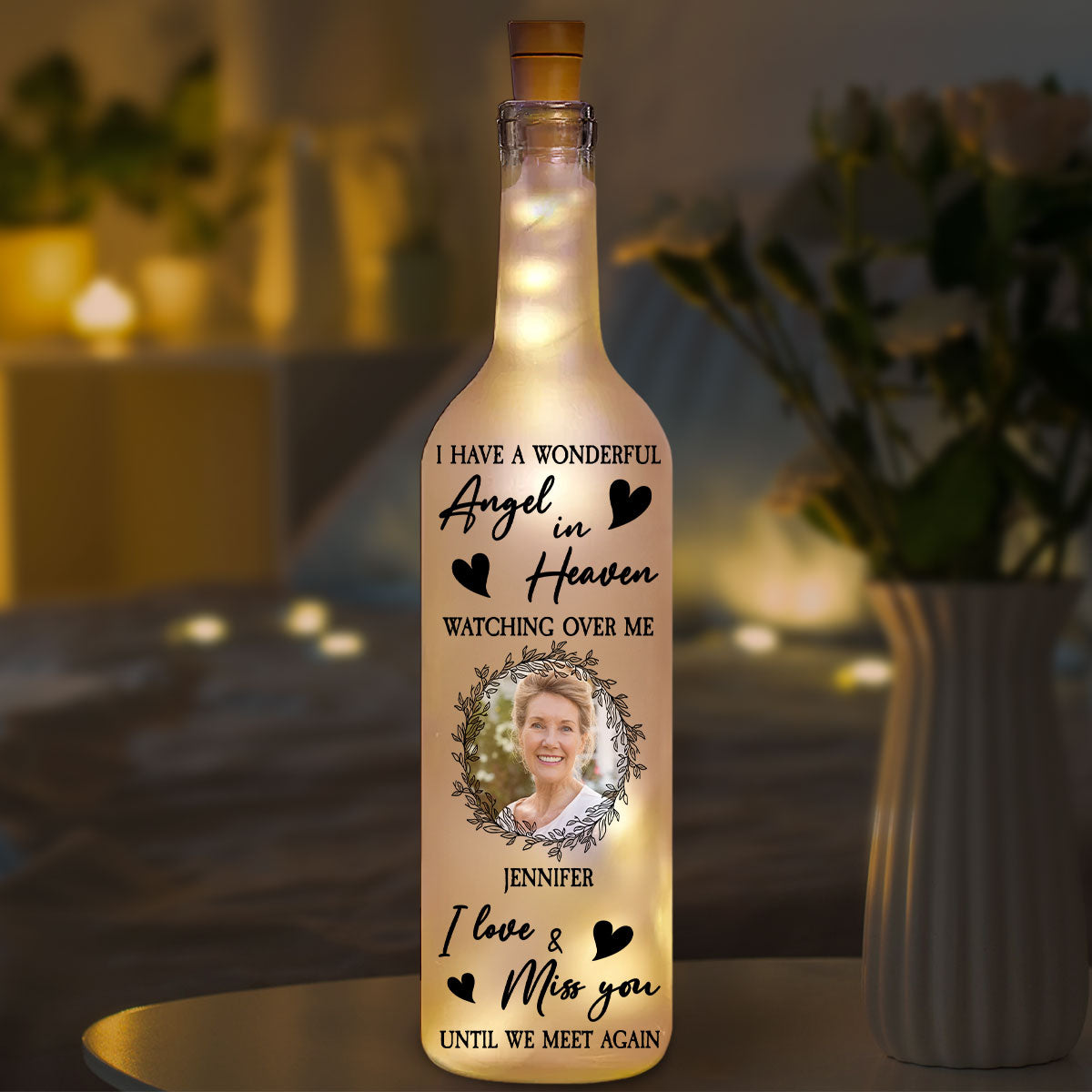 I Really Miss You - Personalized Custom Bottle Lamp